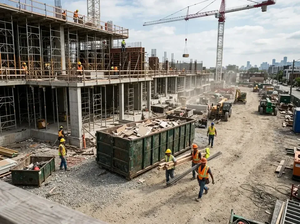commercial-construction-site-w-002 — frequently asked questions, Low Cost Construction Dumpster Rental in Highland Park, TX